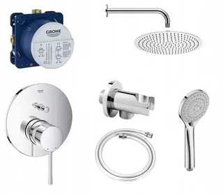 Podomietková batéria - vonkajší prvok Grohe Essence pre obsluhu dvoch výstupov vody 24058001